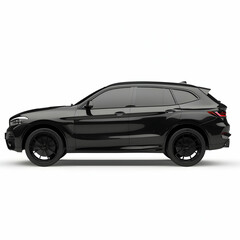 Fototapeta premium Elegant Black SUV with Sleek Design and Modern Features