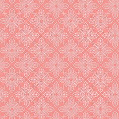 seamless floral pattern. abstract design geomatic design