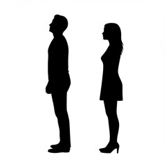 silhouette of a woman