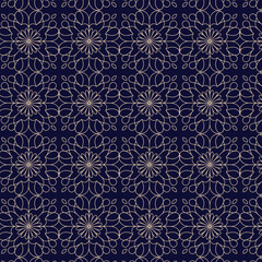 seamless floral pattern. abstract design geomatic design