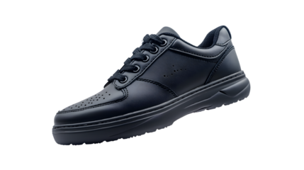 Professional Stylish Black Sports Walking Shoes for Fitness and Sports Activities