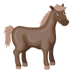 cute horse illustration