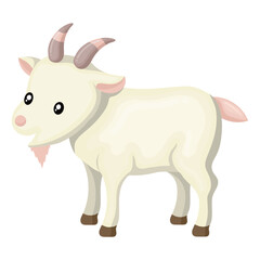 cute goat illustration