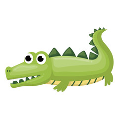 cute crocodile illustration