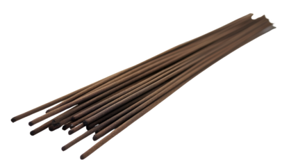 Aromatic Incense Sticks on White Background for Meditation and Relaxation