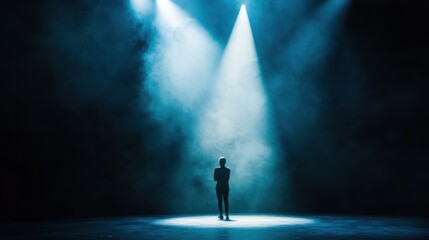 Fototapeta premium Spotlight on stage