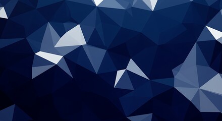 Obraz premium Midnight Facets AI Generated