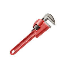 red adjustable pipe wrench