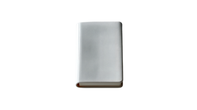 The Timeless Guidebook: This is a photo of a minimalist and serene image of a single closed book, inviting viewers into a world of knowledge, self-reflection, and endless possibilities.
