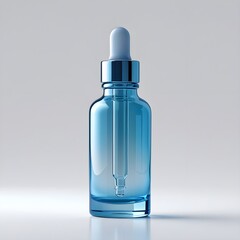 Blue serum bottle 