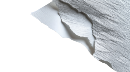 Abstract paper tear : An artistic capture of torn paper. The image showcases the paper tearing process, resulting in a captivating, tactile texture and a strong sense of abstract artistry. 