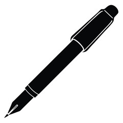 journalist element isolated pen on white background