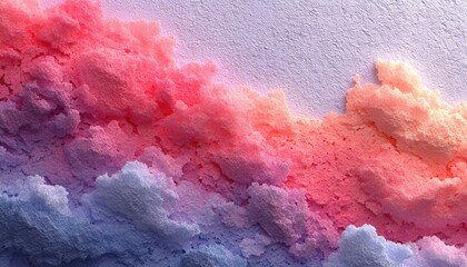 Pastel colorful cloud dessert