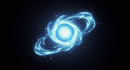 The Blue Spiral Ball