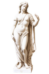 White Marble Woman Statue  Transparent Isolated PNG