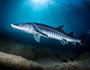siberian sturgeon acipenser baerii