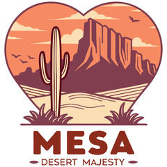 Fototapeta premium Mesa Desert Majesty