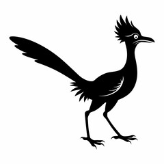 Elegant Roadrunner Silhouette Design