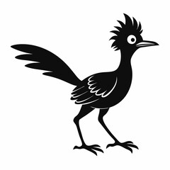 Elegant Roadrunner Silhouette Design