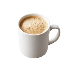 Coffee cup latte cappuccino drink beverage isolated on transparent background