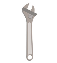 adjustable wrench.Spanner pipe adjustable wrench.Adjustable wrench vector