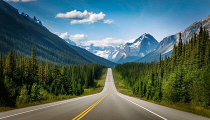 highway mountains canada