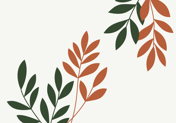 Flat Color Vector Business Card Background Designs in Minimal Abstract Style
