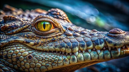 crocodile-macro-shot