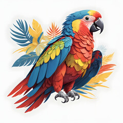 Obraz premium blue and yellow macaw ara