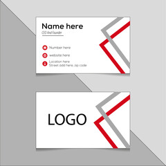 Creative and corporate Clean and Simple Business card design