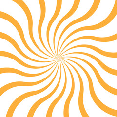 Fun minimalist pattern with sunbeam waves