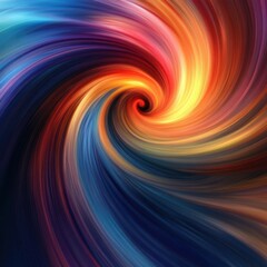 Obraz premium Vibrant Colorful Swirl Gradient Background