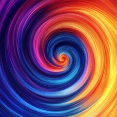Obraz premium Vibrant Multicolor Swirl Gradient Background