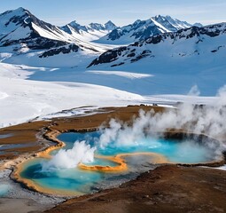 Hiking, volcano, snow mountain, mountain peak, hot spring, sulfur hot spring, outdoor, nature, scenery, scenery, sunrise, sunset, exercise, mountaineering club, colleague, tourism, snow, magma, fog,