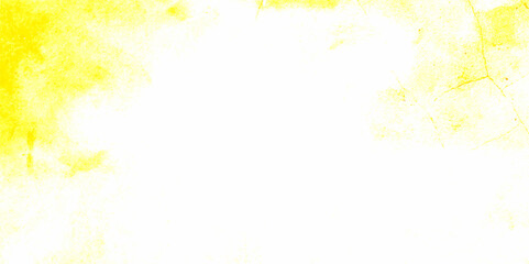 Abstract yellow background and watercolor drawing on a paper image. Vector light gold and orange concrete background. Old distressed vintage grunge texture, cement background. Abstract grunge Texture 