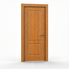 Interior Wooden Door with Handle for Home and Office Renovation Projects