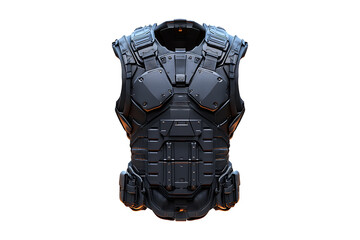 Bulletproof Vest and Body Armor isolated on transparent background