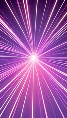 Abstract radial lines, forming a vibrant explosion of energy, creating a sense of movement and dynamism. The bright light in the center draws the eye, evoking feelings of excitement