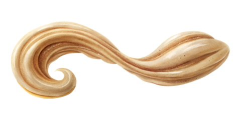 Creamy swirl of coffee flavored frosting delicious dessert topping bakery product food photography swirl design element