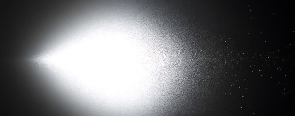 Abstract Texture with White Highlight and Dark Grey Gradient Pattern, Transparent Background