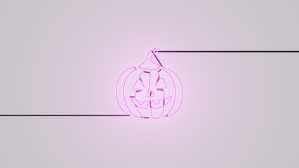 Calabaza neón rosa alfa.