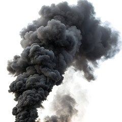 smoke from a smoke isolated on transparent background