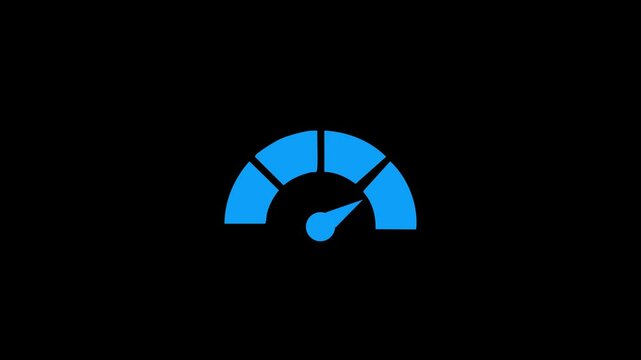 The tachometer, speedometer and indicator icon. Performance measurement symbol. Tachometer, speedometer vector icon. Performance measurement symbol. Flat illustration.