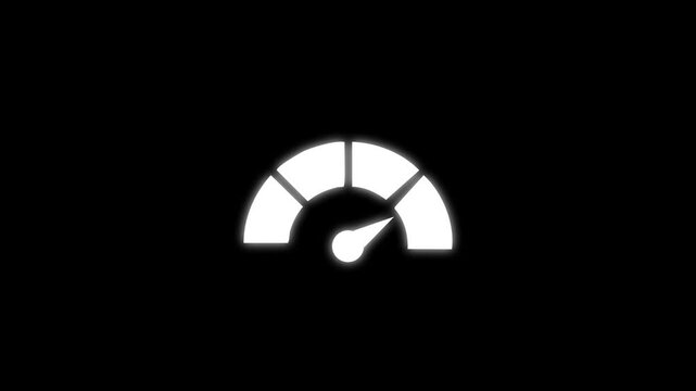 The tachometer, speedometer and indicator icon. Performance measurement symbol. Tachometer, speedometer vector icon. Performance measurement symbol. Flat illustration.
