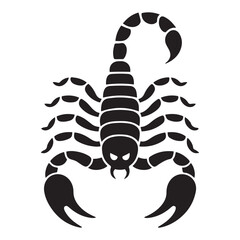 scorpion icon. isolated vector silhouette image of wild animal