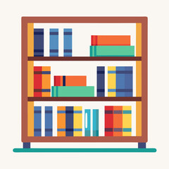 book-shelf-icon-white-background © MdAshikun