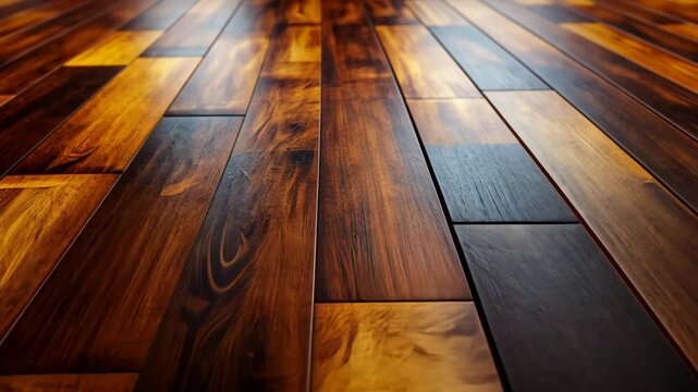 Rich Brown Wooden Floor Texture: A Stunning Perspective
