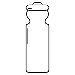 Sport sipper bottle line icon, sport sipper bottle outline style icon vector in trendy flat style illustration isolated on white background.