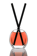 Butelka szklana odświeżacza powietrzna z patyczkami zapachowymi 50 ml czerwony płyn