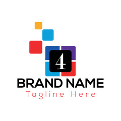 Company logo design is a crucial business concept, often utilizing an icon or symbol with text for web and marketing 4 logo design 